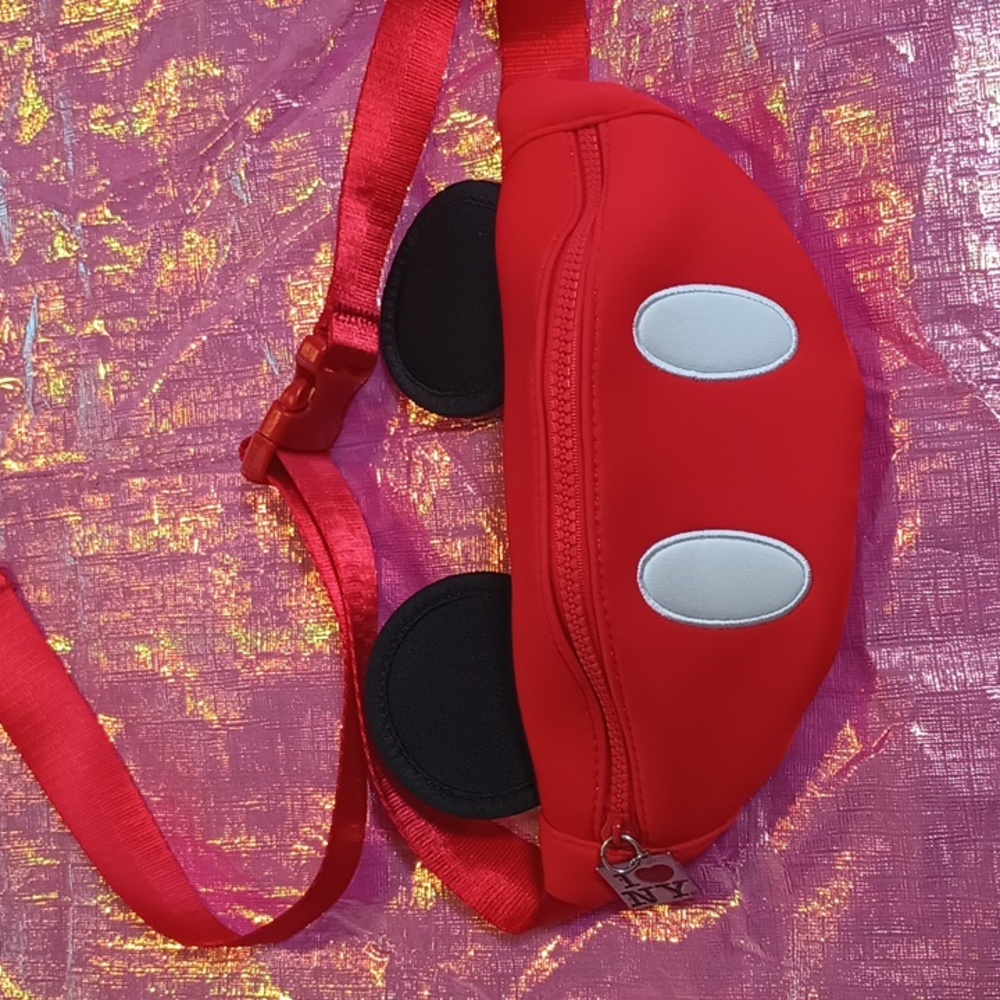 Disney Park  Mickey Mouse I Love New York Fanny Bag